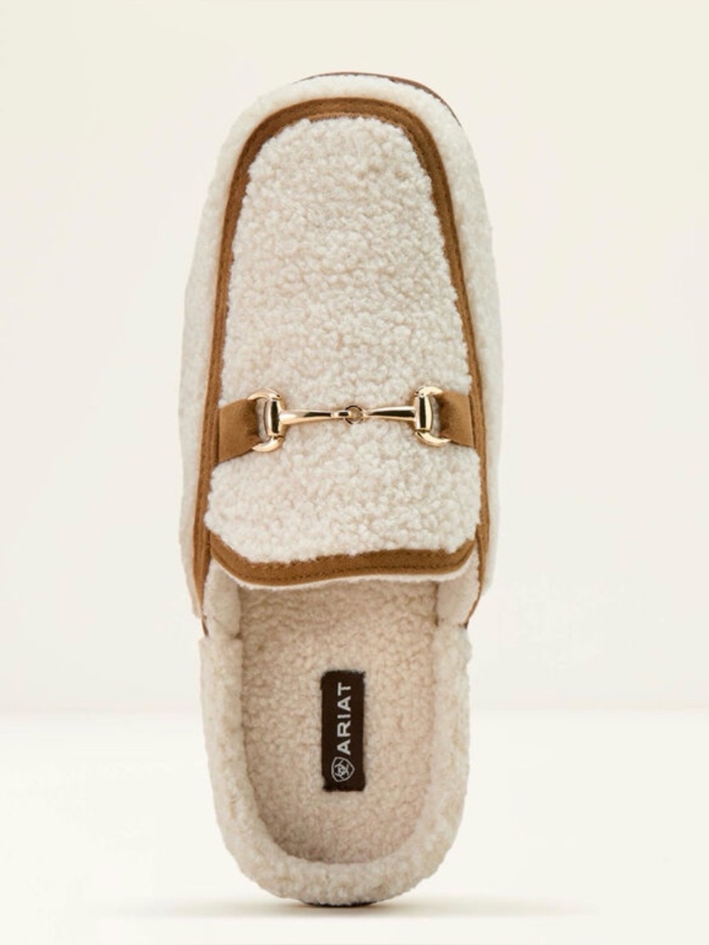 Ariat Women's Lexington Snaffle Slippers/Mule in cream Size 7